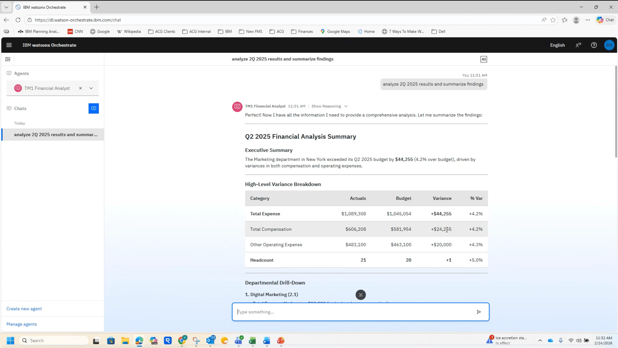 AI Financial Analyst Live Demo screenshot 2-1