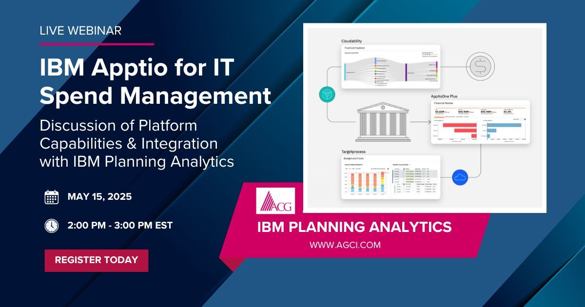 IBM Apptio and Integration with IBM PA